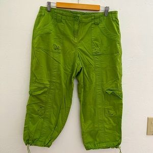 Comfy capris- lime